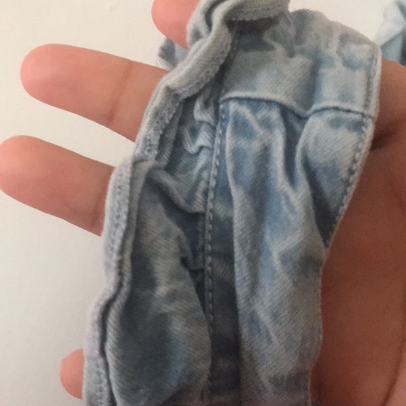 Denem dress. With pockets, stretchy back lining - Picture 4 of 4